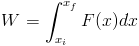 Work of Variable Force